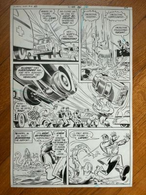 Ramona Fradon & Mike Royer - 1 Original page - Plastic Man - 1978 | Catawiki