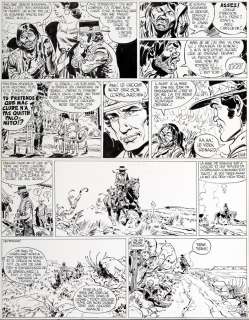 Giraud | Blueberry, planche n°23 à l’encre de Chine de… | Millon