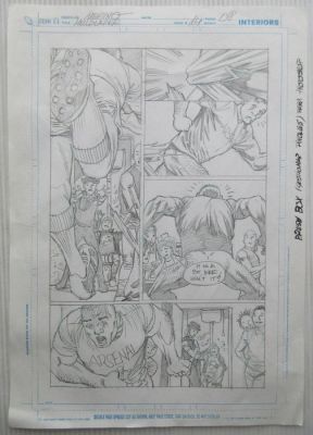 Hellblazer - Original Sketch Page (p.8) issue 14 - 1 croquis original - 2017 | Catawiki