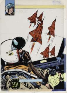 Weinberg | Dan Cooper, bleu de coloriage à la gouache… | Millon