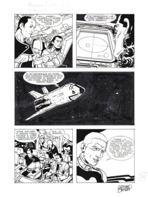 Bonazzi, Germano - 3 Original page - Agenzia Alfa #2 - "I naufraghi dello spazio" - 2013 | Catawiki