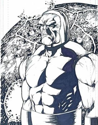 Pere Pérez - 1 Original drawing - Darkseid | Catawiki
