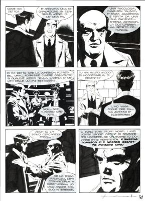 Roi, Corrado - 1 Original page - Dylan Dog #265 - "Reincarnazioni" - 2008 | Catawiki