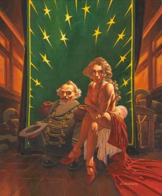 Dominique Lidwine | Couverture originale - Jdrien - Yeuse - La Compagnie des glaces | Daniel Maghen