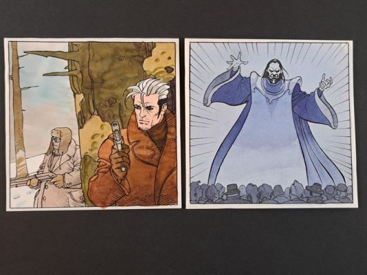 De Angelis; Mari; Nizzoli - 2 Original colour drawing - Il Gioco di Nathan Never: Organizzazione Skotos - 1996 | Catawiki
