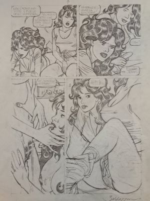 Baldazzini, Roberto - 1 Original drawing - Erotic Novel | Catawiki