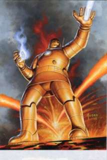 Jusko, Joe - 2016 MARVEL MASTERPIECES - IRON MAN Trading Card Art | ComicConnect