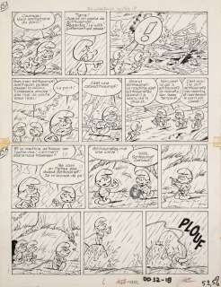 Peyo (Pierre Culliford Dit) 1928-1992 | Le Schtroumpfeur de pluie | Artcurial