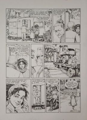 Faure, Michel - 1 Original page - La piste cavalière | Catawiki