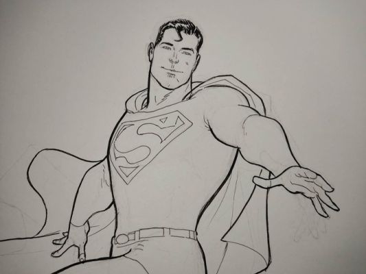 Marco Foderà - 1 Original drawing - Superman - 2023 | Catawiki