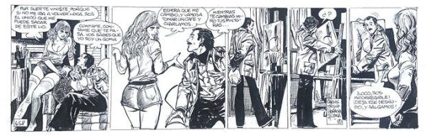 Altuna, Horacio - 1 Bande dessinée originale - Loco Chavez - Strip 1355 | Catawiki