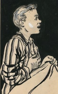Marten Toonder Studio’s (Ton Beek) - 1 dessin original - Pum Pum en Tom Poes Weekblad - gesigneerd - jaren 1940 | Catawiki