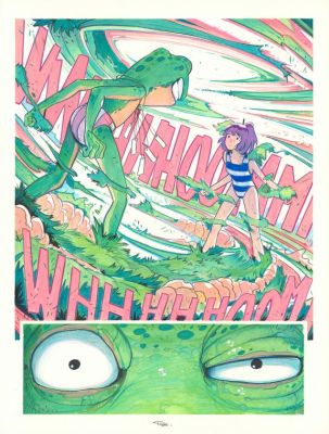 Davide Tosello | Planche originale n°158 - Maison Croa Croa | Daniel Maghen