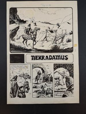 Lalia, Oesterheld - 1 Original page - Nekradamus: Peste | Catawiki