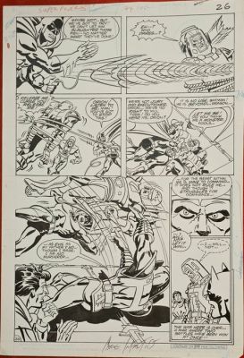 Carmine Infantino & Pablo Marcosa - 1 Original page - Dc Comic - Super Powers #4 - 1986 | Catawiki