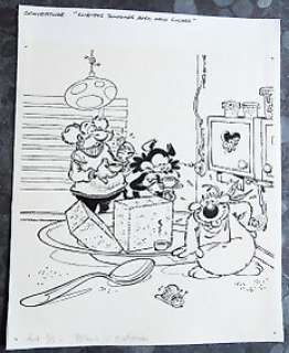 Dupa | Original cover  - Cubitus 20  - Toujours avec deux sucres  - (1989) | Catawiki