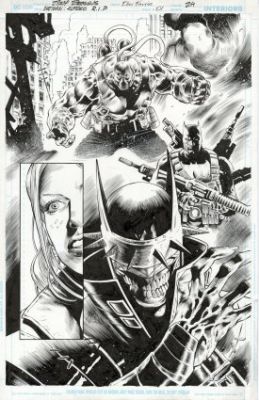 Barrows, Eddy - BATMAN: PENNYWORTH R.I.P. #1 Splash Page | ComicConnect (Buy It Now)