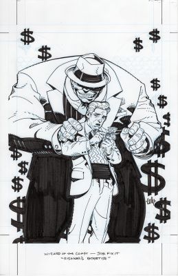 Cully Hamner | Wizards of the Coast Joe Fixit “Rishkar’s Expertise” Card Art | Essential Sequential