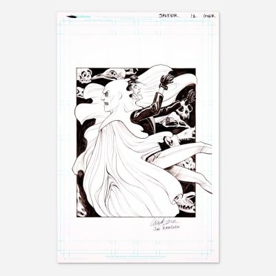 Lot 372 - Leila Del Duca, Shutter #12 Cover Original Art (Image Comics, 2014) | Landry Pop Auctions