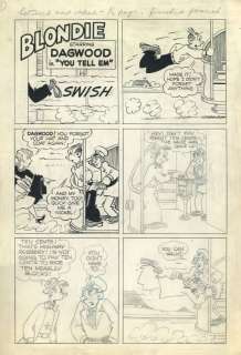 Paul Fung Jr. | Blondie starring "Dagwood" - Full penciled story | 2DGalleries