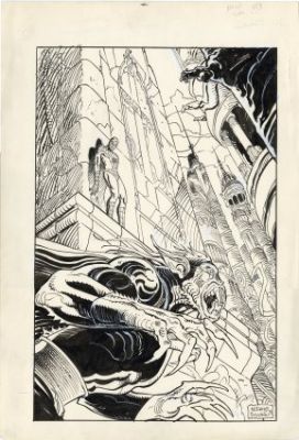Moebius (Jean Giraud) - MARVEL TALES (1964-94) #253 Cover | ComicConnect