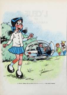 Jidéhem | Starter et Sophie, illustration pleine page à… | Millon