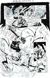 A.L. Kaplan | Titans: Beast World Tour : Central City (DC Comics) Circuit Breaker Story Page 7 Original Art | A.L. Kaplan