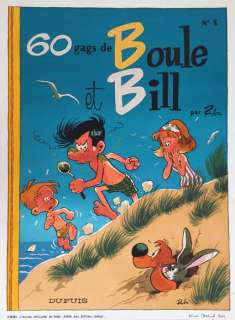 Marchand, Bruno | Original Drawing  - Boule et Bill  - Hommage Ã  Roba - (2005) | Catawiki