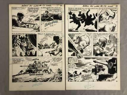 Our Army At War #178, Russ Heath Two Comic Pgs | Weiss Auctions