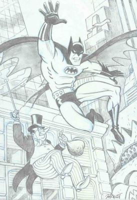 Bernat Serrat | Summer Sale (Ends August 31) // Original drawing: Batman – Bernat | Origin Of Comics