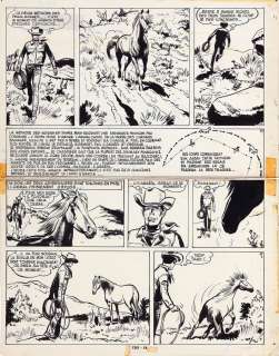 Jijé | Jerry Spring, planche n°39 à l’encre de Chine… | Millon