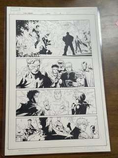 Jim Cheung / Jon Livesay Young Avengers Original Art Volume 1 Issue 12 Page 18