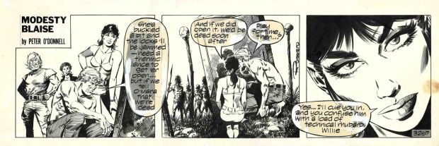Enric Badia Romero | Modesty Blaise – Original daily strip #3267 – Romero | Origin Of Comics