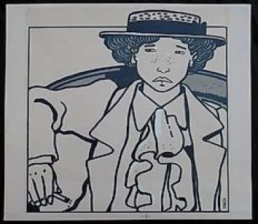 Tardi, Jacques | Originele tekening  - Les Aventures extraordinaires d’Adèle Blanc-Sec / Isabelle Avondrood | Catawiki