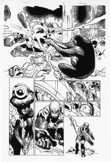 Humberto Ramos | 2013 A + X #9 P.8 | Tri-State Original Art