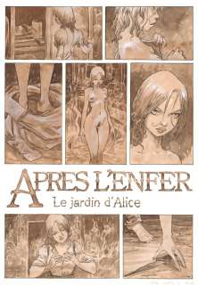 Planche originale 4 du tome 1 de Après l‘enfer - par Fabrice MEDDOUR