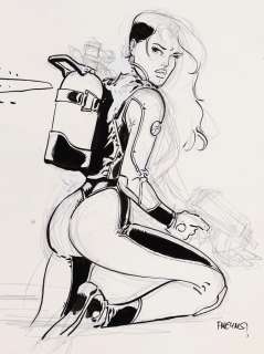 Meynet | Les Eternels, illustration à l’encre de Chine et… | AZ auction