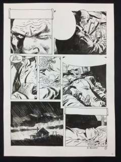 Breccia, Enrique | original plate (p. 6)  - Tormenta  - Las Puerta de la Noche | Catawiki