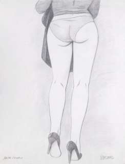 Varenne | Jambes d’amour, grande illustration à la mine de… | AZ auction