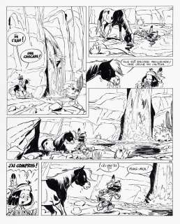 Derib | Yakari, planche n°33 à l’encre de Chine et… | AZ auction