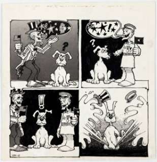 Greg Irons Yellow Dog Vol. 2 Complete Three-Quarter-Page Story Original Art (Print Mint, 1969). Underground - | Heritage