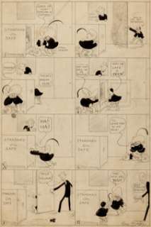 Gus Mager Oily John the Detective Sunday Comic Strip Original Art (Hearst Newspapers, 1905). Oily John - | Heritage