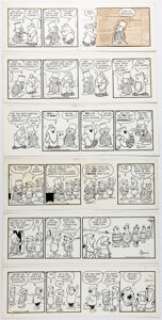 Rick Hackney Sir Bagby Daily Comic Strip Original Art Group of 12 (McClure Newspaper Syndicate, 1962). Just in - | Heritage