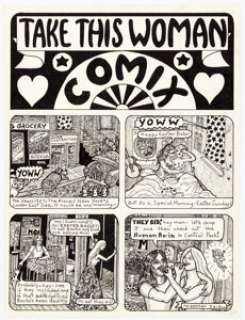 Willy Mendes San Francisco Comic Book: "Take This Woman Comix," and Other Complete 1- and 2-Page - | Heritage