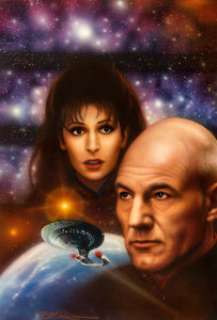 Keith Birdsong Star Trek: The Next Generation #43 "A Fury Scorned" Paperback Novel Cover Painting - | Heritage