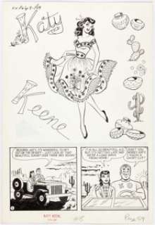 Bill Woggon Katy Keene Pinup Parade #8 Complete 3-Page Story Original Art (Radio/Archie, 1960). Here is a Katy - | Heritage