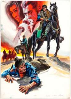 Franco Picchioni - Quelle 5 Dure Pellacce Italian Movie Poster Original Art and Poster (1969). This artwork by - | Heritage