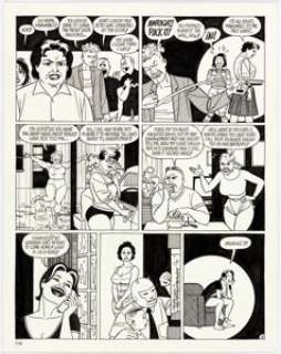 Jaime Hernandez Love and Rockets #48 Story Page 12 Maggie and Rena Titañon Original Art (Fantagraphics, - | Heritage