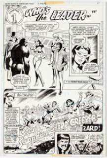 Dick Ayers and Jack Abel Secret Society of  Super-Villains #10 Partial Story Pages 2-6 Origin...  (Total: 5)