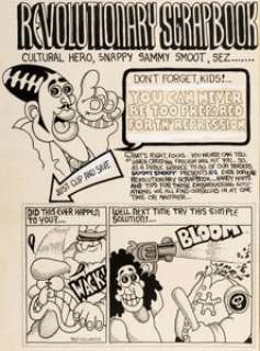 Skip Williamson Hungry Chuck Biscuits Comics and Stories #1 Back Cover Snappy Sammy Smoot Original Art (Kitchen -